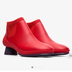 Women’s Camper ‘Alright’ Red leather boots 40 9.5